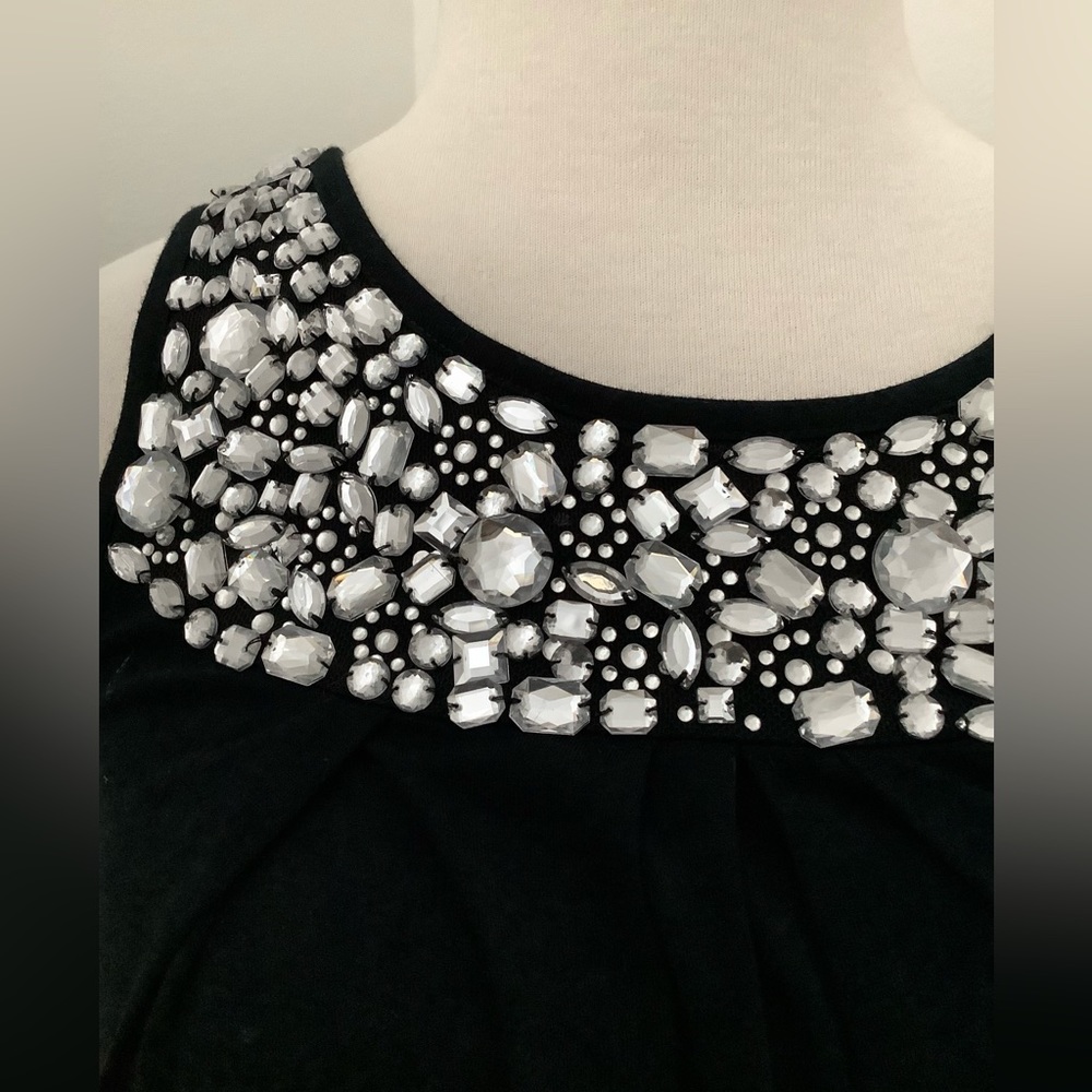 #19 WORN ONCE-CRYSTAL EMBELLISHED TOP